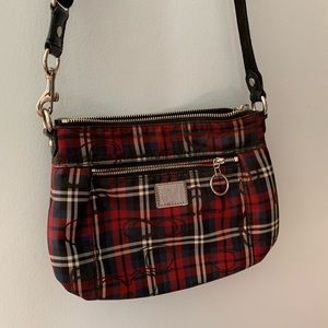 Coach Poppy plaid crossbody bag
